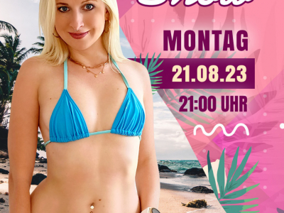 Jetzt Ticket sichern für meine Bikini-Show